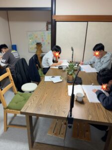 2学期終わりごろの授業風景